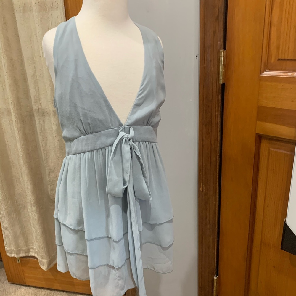 Zara halter chiffon top